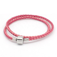 Hot Sale Double Wrap Women Leather Bracelet